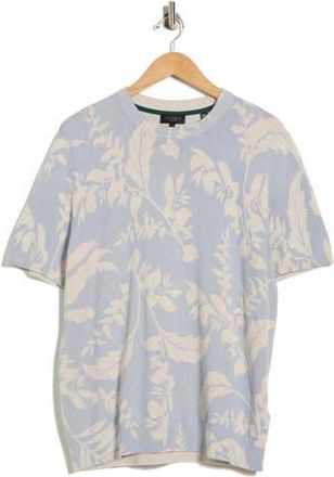Ted Baker Dennio Short Sleeve Knit T-Shirt in Light Blue/Pastel at Nordstrom Rack, Size 6(Xxl)