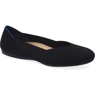 Rothy's The Daily Ballet Flat in Black at Nordstrom, Size 10.5