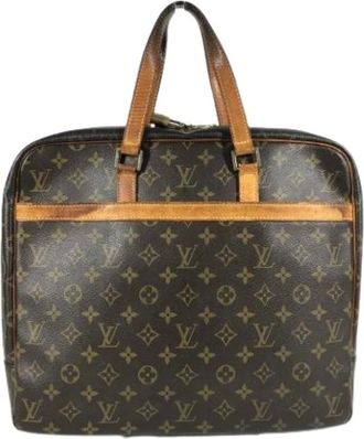 Louis Vuitton Vintage, unisex, Bruin, ONE Size, Pre-owned Vintage Monogram Tote Bag