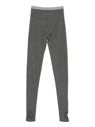 Forte_Forte Forte_Forte Wool Ribbed Jersey Leggings With Spats