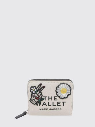 Marc Jacobs Small Hammered Leather Wallet with Embroidered Logo