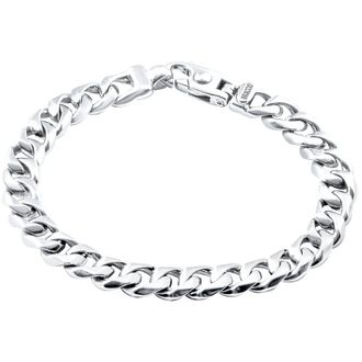 Pompeii3 Mens Cuban Link 14k Gold (51gram) or Platinum (82gram) 9.5mm Bracelet 8.25
