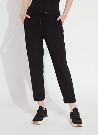 Lyssé Julia Stretch Crepe Cuffed Jogger