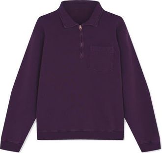 Fortela Woven Zip-Up Sweatshirt in Violet at Nordstrom, Size Xx-Large