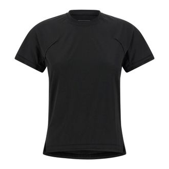 Yohji Yamamoto W Run Crew Neck T-Shirt - female - Y-3 - T-Shirts - Black - XS - Tops