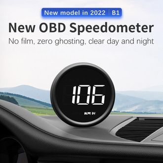 OEM Adecuado Para La Pantalla De Visualizaci&oacute;n Frontal (hud) Del Veloc&iacute;metro Obdii B1, Instrumento De Diagn&oacute;stico Automotriz Multifunci&oacute;n De 2 Pulgadas