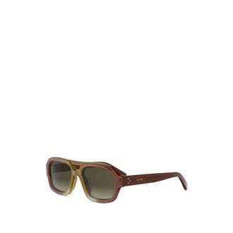 Celine Sunglasses, male, Brown, Size: 53 MM Sunglasses