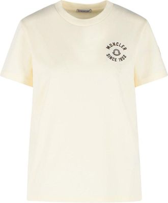 Moncler Logo Cotton T Shirt