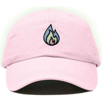 Dalix Fire Dad Hat in Washed Pink at Nordstrom