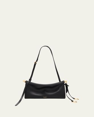 Alaia Le Click Small Shoulder Bag in Glossy Leather