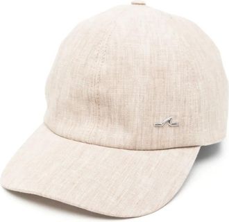 Paul & Shark Cappello da baseball in lino - Toni neutri