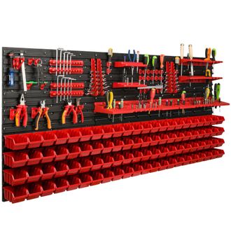 OEM Pannello Portautensili Da Officina 172x78 Cm + 88 Vassoi