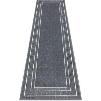 RugsX Rugsx - Alfombra, Alfombra De Pasillo Allure 1960 Chave Grega, Marco - Estructural, Elegante, Glamurosa Gris Grey 70x250 Cm