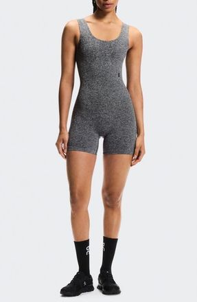 On Studio Knit Bodysuit in Graphite Heather at Nordstrom, Size X-Large