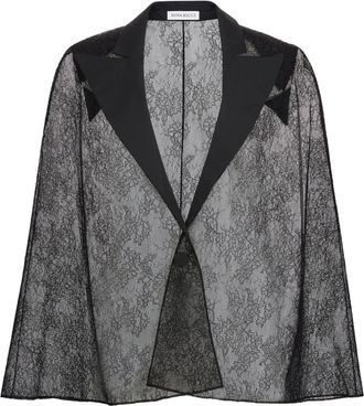 Nina Ricci Blazer met kant - Zwart