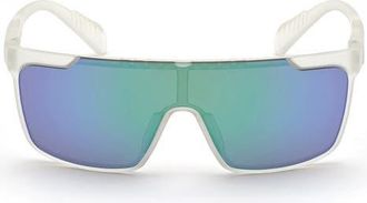 adidas Shield Sunglasses in Crystal /Smoke Mirror at Nordstrom