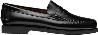 Sebago Dan Po Lt Moccasin - Heren - Loafers - Zwart - 45 EU - Leer - Schoenen