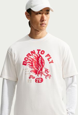 Nike Mens Nike Sportswear Max90 T-Shirt in White | IV4848-133
