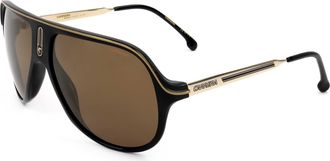Carrera Unisex Black Gold 62mm Sunglasses