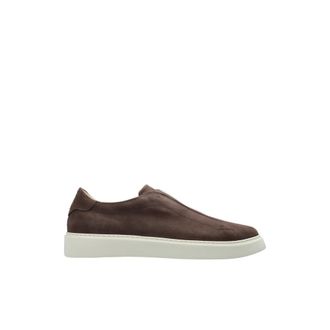 Eleventy Sneakers, male, Brown, Size: 10 US Suede Sneakers