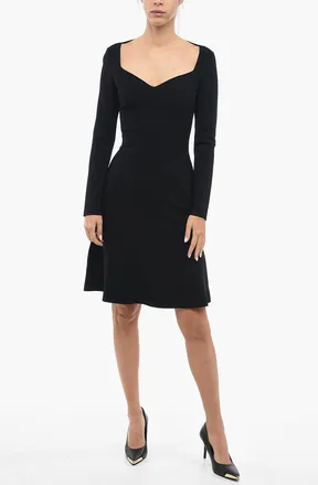 Stella McCartney Flared Dress with Sweetheart Neckline Stella McCartney