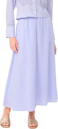 Vince Camuto Stripe Flowy Maxi Skirt in Classic Blue at Nordstrom, Size X-Large