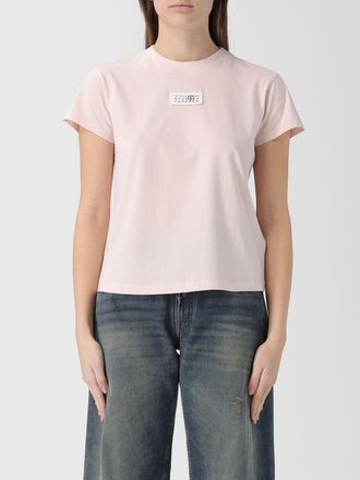 Maison Margiela T-shirts in cotone con logo Mm6 Maison Margiela