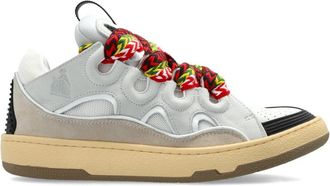 Lanvin Curb Sneakers - Dames - Sneakers - Grijs - 37 EU - Leer - Schoenen