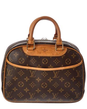 Louis Vuitton Brown Monogram Coated Canvas Trouville (Authentic Pre-Loved)