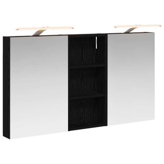 vidaXL Juego De Muebles De Ba&ntilde;o Con Estante 3 Pcs 110 X 10,5 X 60,5 Cm Vidaxl