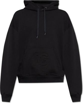 Dolce & Gabbana Hoodie - Heren - Hoodies - Zwart - 2XL - Katoen - Hoodies & sweatvesten