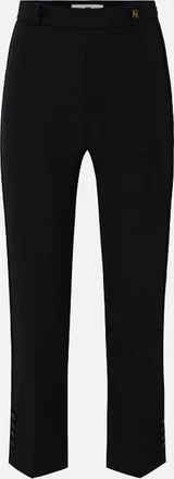 Elisabetta Franchi Pantaloni con charm logo Elisabetta Franchi