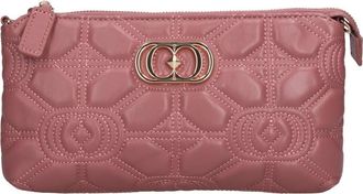 La Carrie Stich & Spoon Leather Bag - Dames - Clutches - Roze - ONE Size - Leer - Tassen