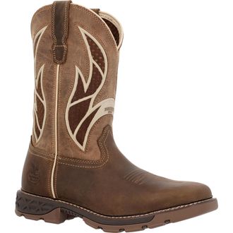 Georgia Georgia Mens Gb00703 Short Boot Carbo-Tec Flx In /Tan M