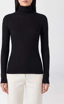 Roberto Collina Dolcevita slim fit in lana a maniche lunghe