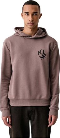 Karl Lagerfeld Hoodie - Heren - Sweatshirts & Hoodies - Bruin - Maat: M Katoen