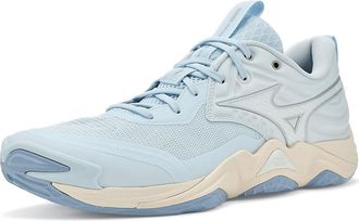 Mizuno Wave Momentum 4 Elite Cross Training Shoes Ancient Water/White : Mens 12.5 - Womens 14 Medium, Synthetic