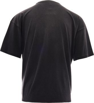 Represent Mens T-Shirt Westside Stained Black Cotton Hemp T-Shirts And Polos