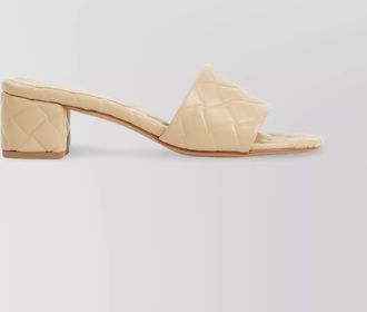 Bottega Veneta amy mule sandals quilted design