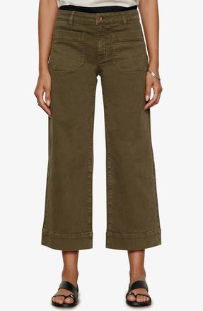 Sanctuary The Marine Crop Denim Pants in Fatigue at Nordstrom, Size 24