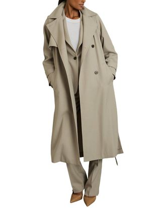 Reiss Maddox Wool-Blend Trench