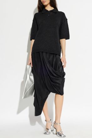 Maison Margiela Asymmetrical Skirt, Womens, Black