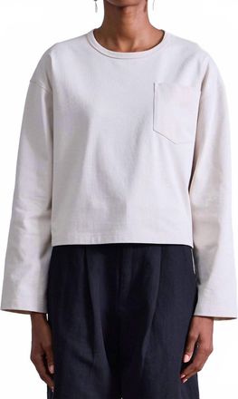 Apiece Apart Boxy Tee In Oat