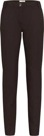 Emme Di Marella Emme DI Marella - Emmamico2 Slim-fit Broek - Dames - Broeken - Bruin - Maat: S Poliester