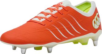 Canterbury Of New Zealand Mens Phoenix 2.0 Team Soft Ground Football Boots (Orange/White) - Size UK 10.5
