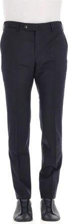 Pantaloni Torino Slim-fit Broeken - Heren - Slim Fit Broeken - Blauw - M - Wol - Broeken