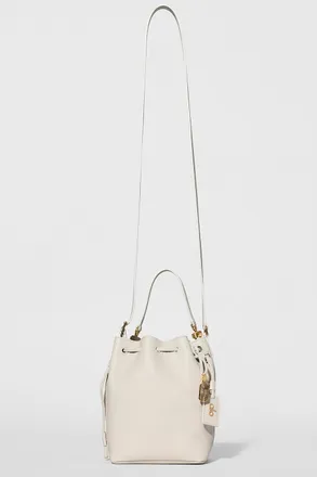 Alo Mini Balance Bag in Bone Leather