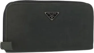 Prada Pre-owned Wallets, female, Green, Size: ONE SIZE Pre-owned Vintage Wallet