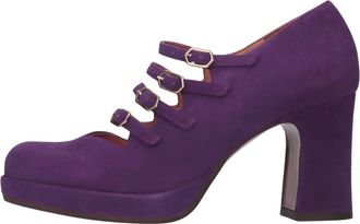 Chie Mihara Met Hak - Dames - Schoenen - Paars - Maat: 37 EU Su&egrave;de