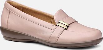 Hotter Womens Clay Womens Wide Fit Loafers - Pink - Size: 5.5